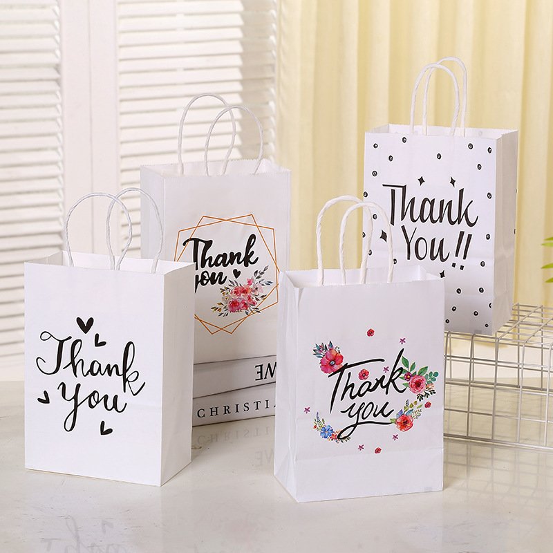 Vintage Kraft Paper Heart Gift Bag detail image 21