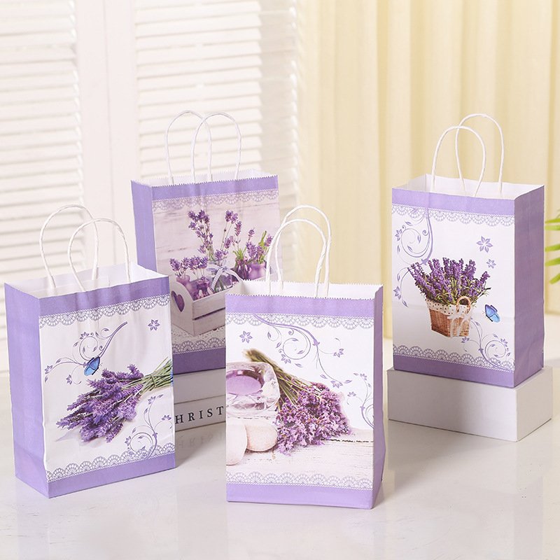 Vintage Kraft Paper Heart Gift Bag detail image 22