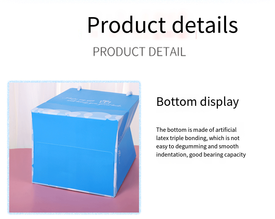 Large White Card Paper Shopping Bag with Handles detail image 5