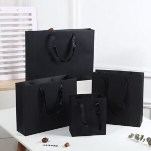 Large White Card Paper Shopping Bag with Handles main image 7