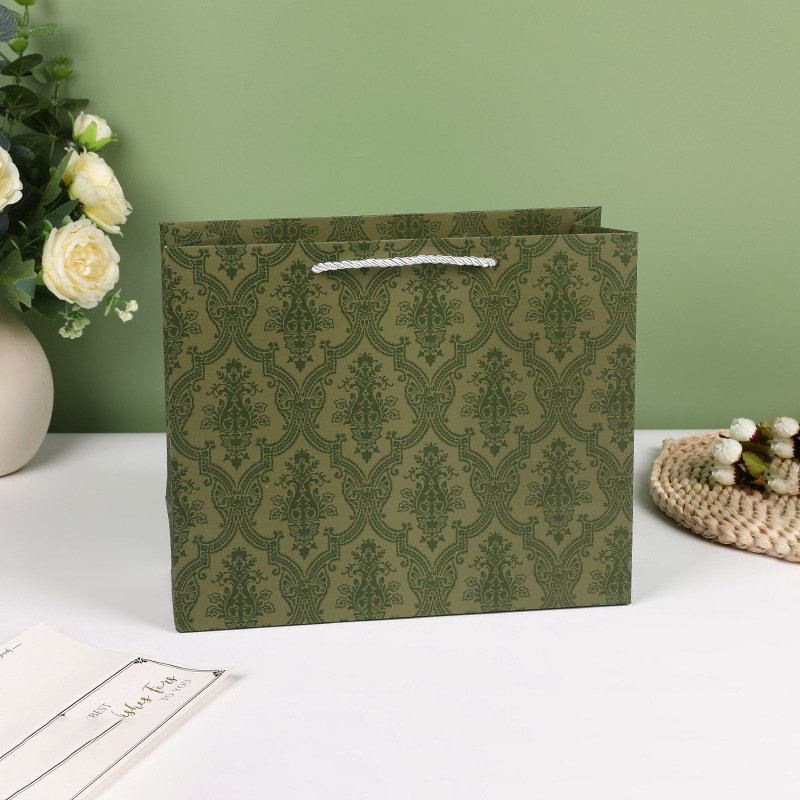 Large White Card Paper Shopping Bag with Handles main image 15
