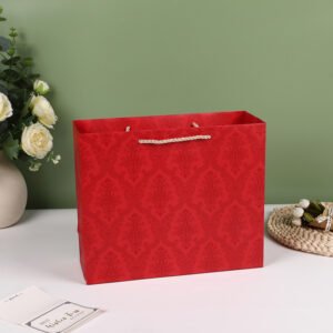 Large White Card Paper Shopping Bag with Handles main image 16