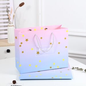Large White Card Paper Shopping Bag with Handles main image 20