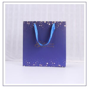 Large White Card Paper Shopping Bag with Handles main image 24