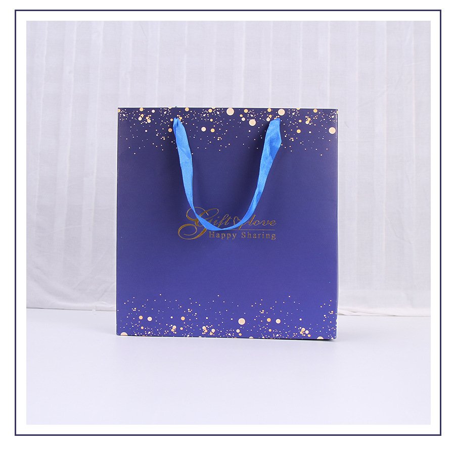 Large White Card Paper Shopping Bag with Handles main image 24