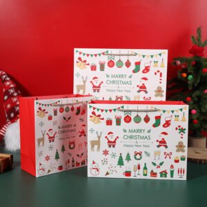 Large White Card Paper Shopping Bag with Handles main image 29