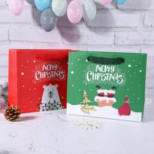 Large White Card Paper Shopping Bag with Handles main image 31