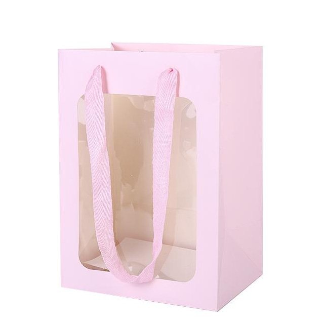 Large White Card Paper Shopping Bag with Handles main image 33
