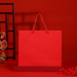 Large White Card Paper Shopping Bag with Handles main image 39
