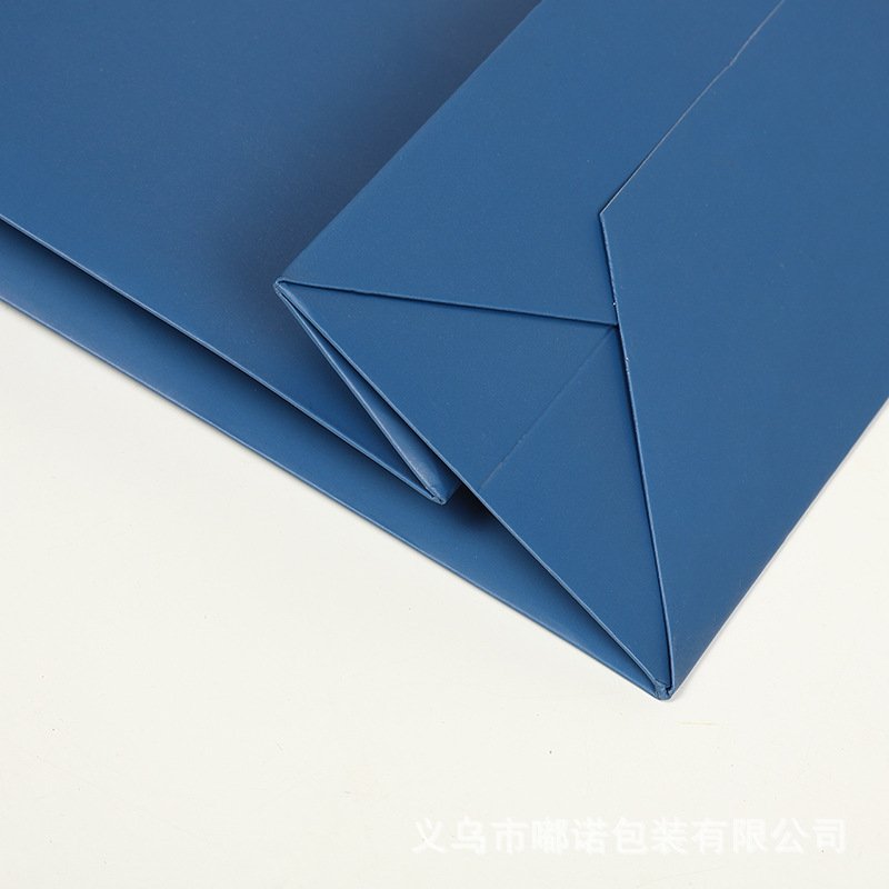 Blue Bow Business Gift Box with Carry Handle detail image 5