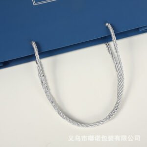 Blue Bow Business Gift Box with Carry Handle detail image 6