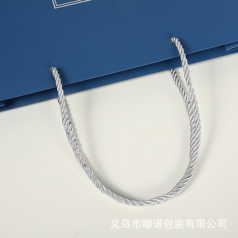 Blue Bow Business Gift Box with Carry Handle detail image 6