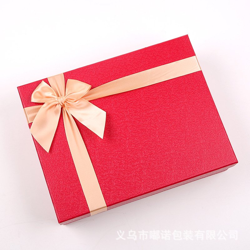Blue Bow Business Gift Box with Carry Handle detail image 15