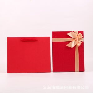 Blue Bow Business Gift Box with Carry Handle main image 7