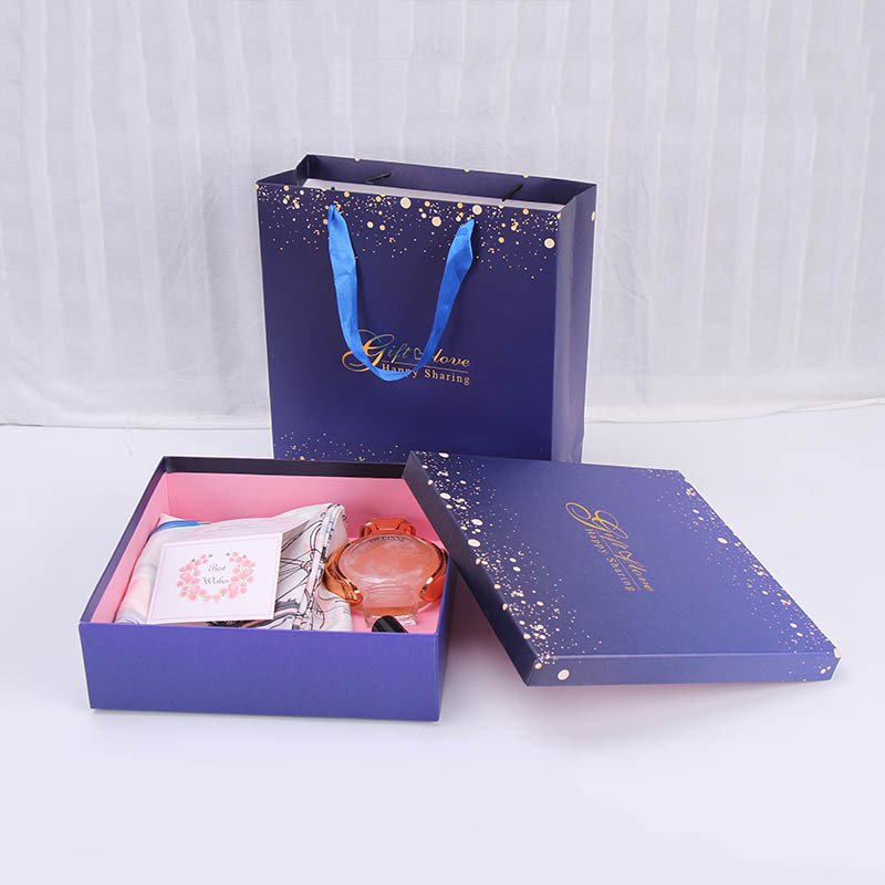 Marble Pattern Square Two-Piece Gift Box Set detail image 6