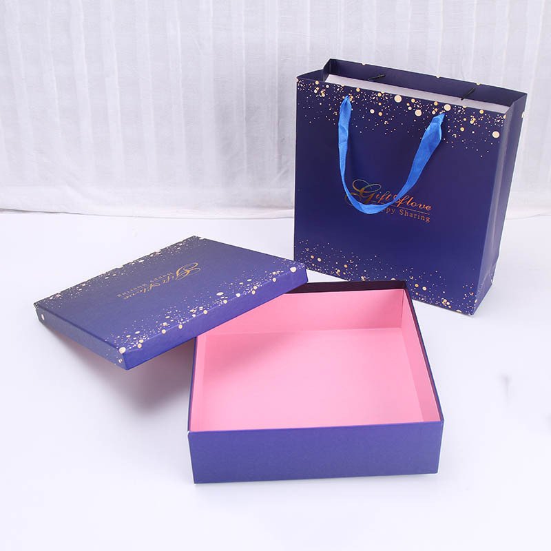 Marble Pattern Square Two-Piece Gift Box Set detail image 10