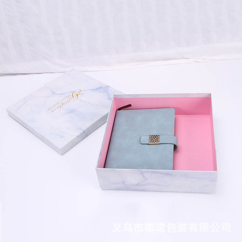 Marble Pattern Square Two-Piece Gift Box Set detail image 3