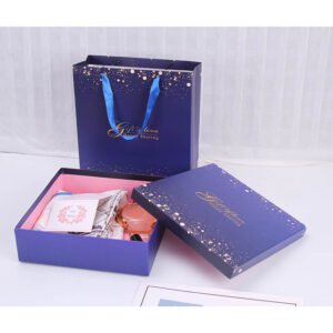 Marble Pattern Square Two-Piece Gift Box Set main image 6