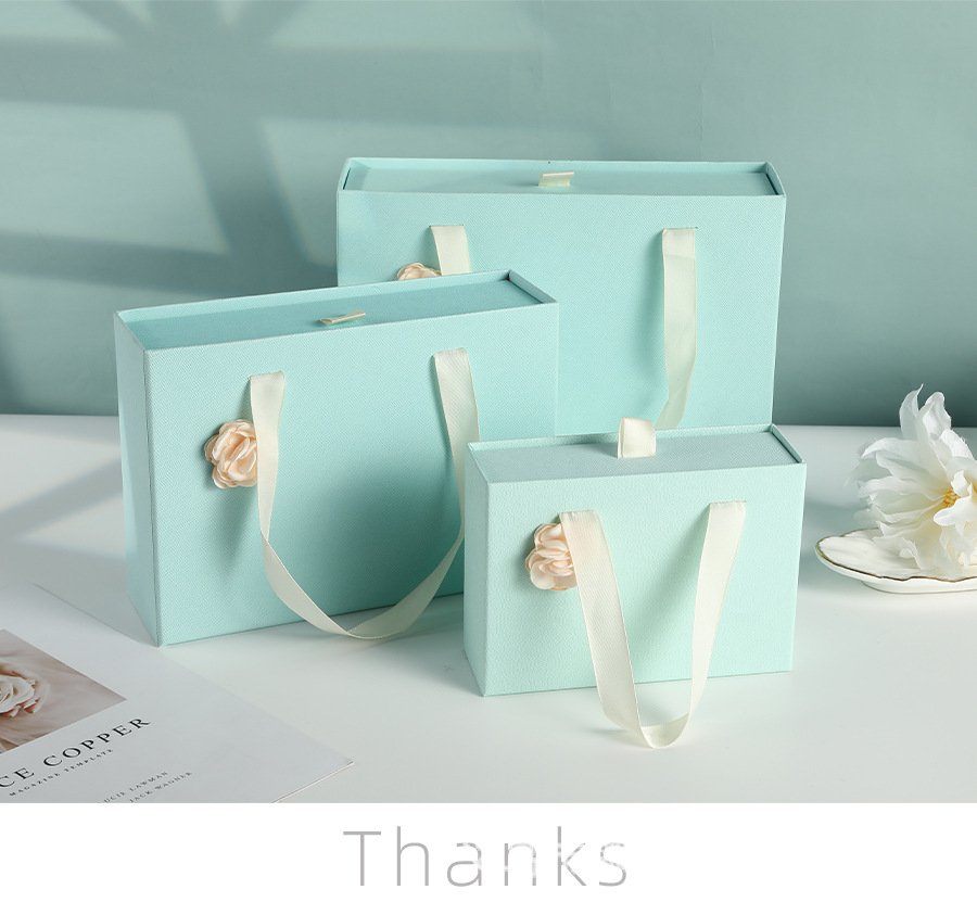 Light Blue Gift Box for Cosmetics and Small Gifts detail image 15