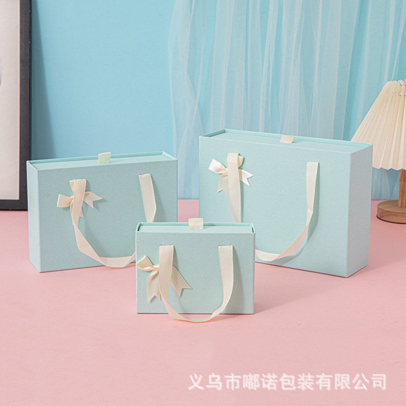 Light Blue Gift Box for Cosmetics and Small Gifts main image 7