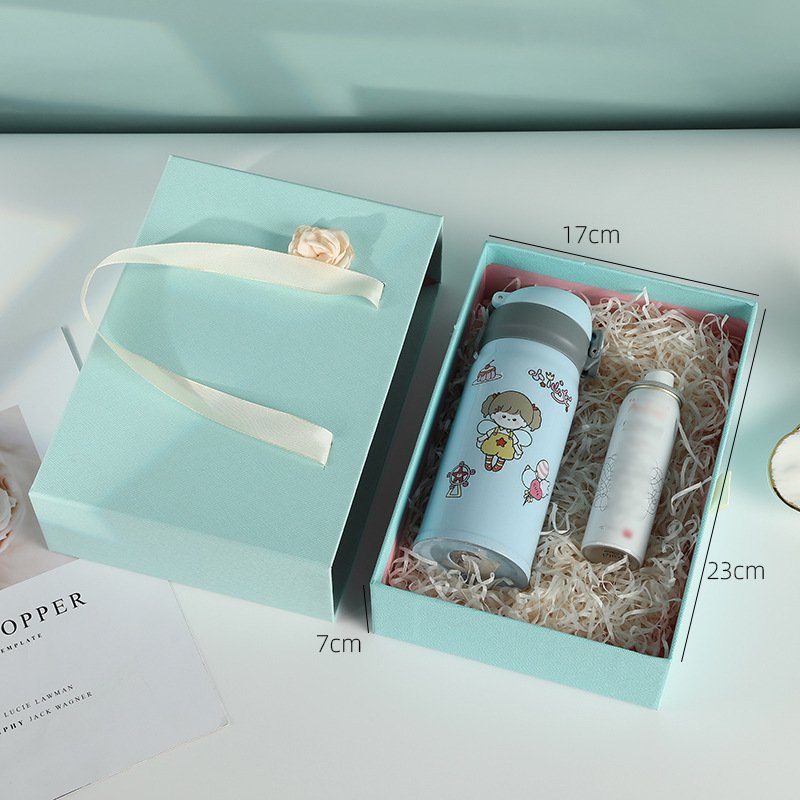 Light Blue Gift Box for Cosmetics and Small Gifts main image 5