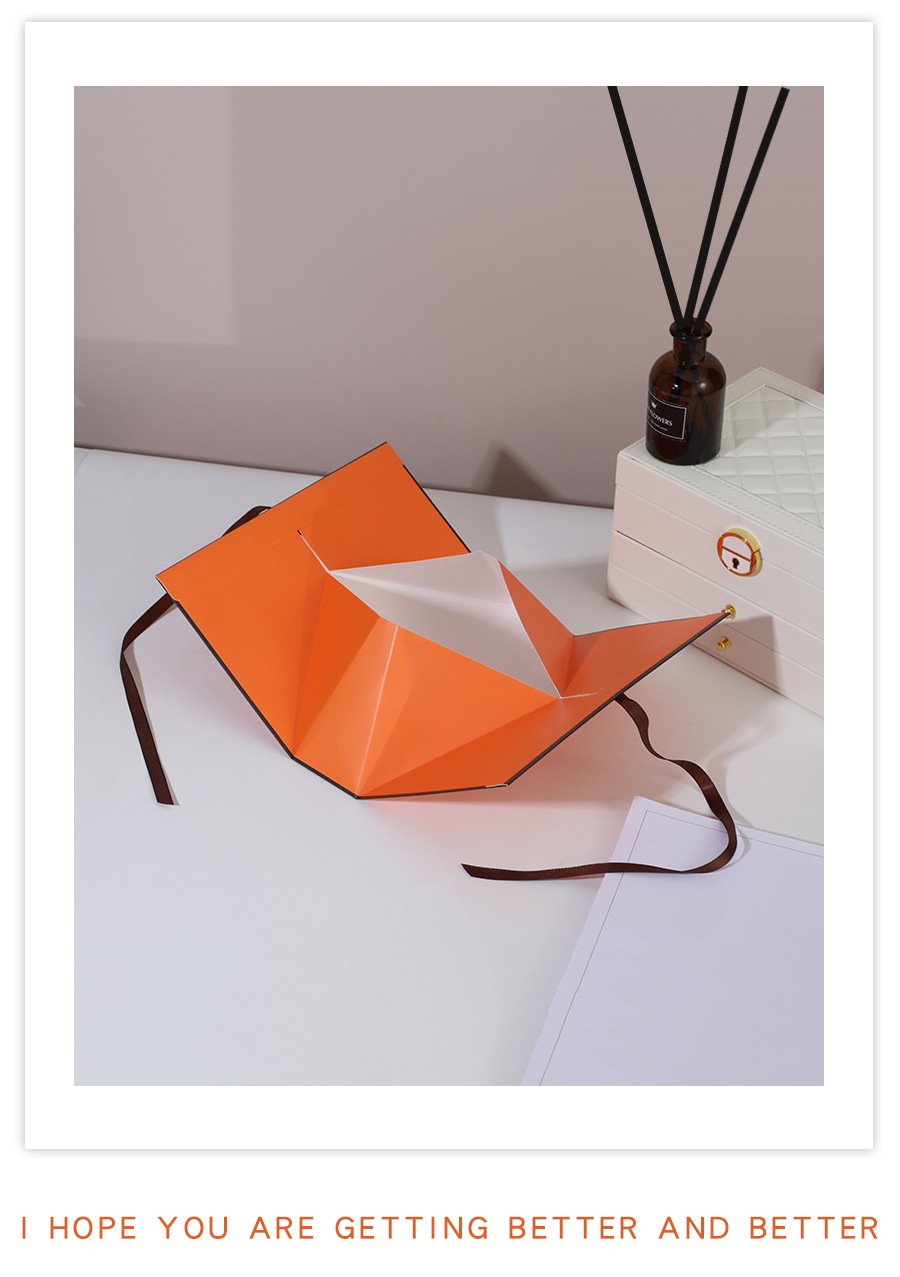 Foldable White Card Gift Box for Apparel and Accessories detail image 14