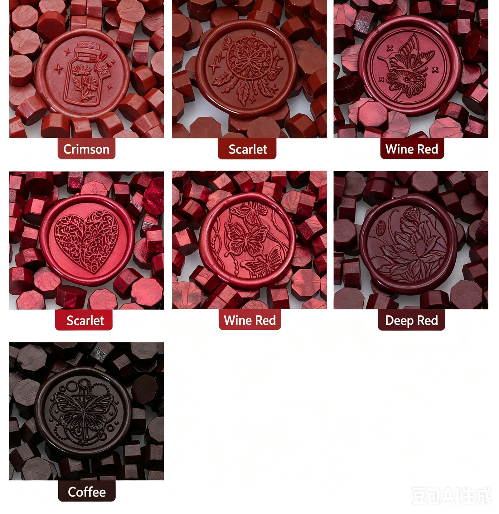 Mixed Color Sealing Wax Beads for Stamp Making detail image 19