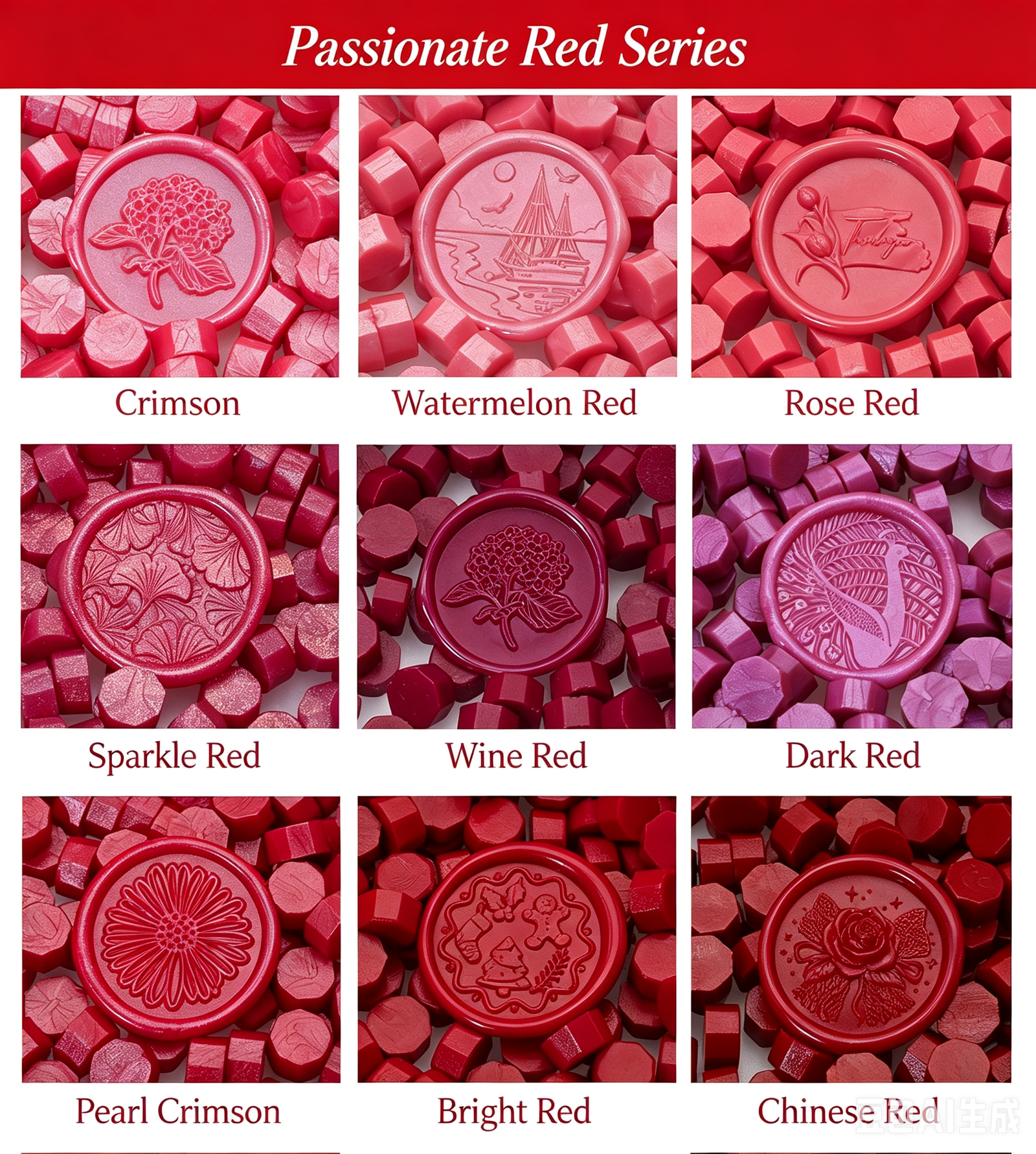 Mixed Color Sealing Wax Beads for Stamp Making detail image 21