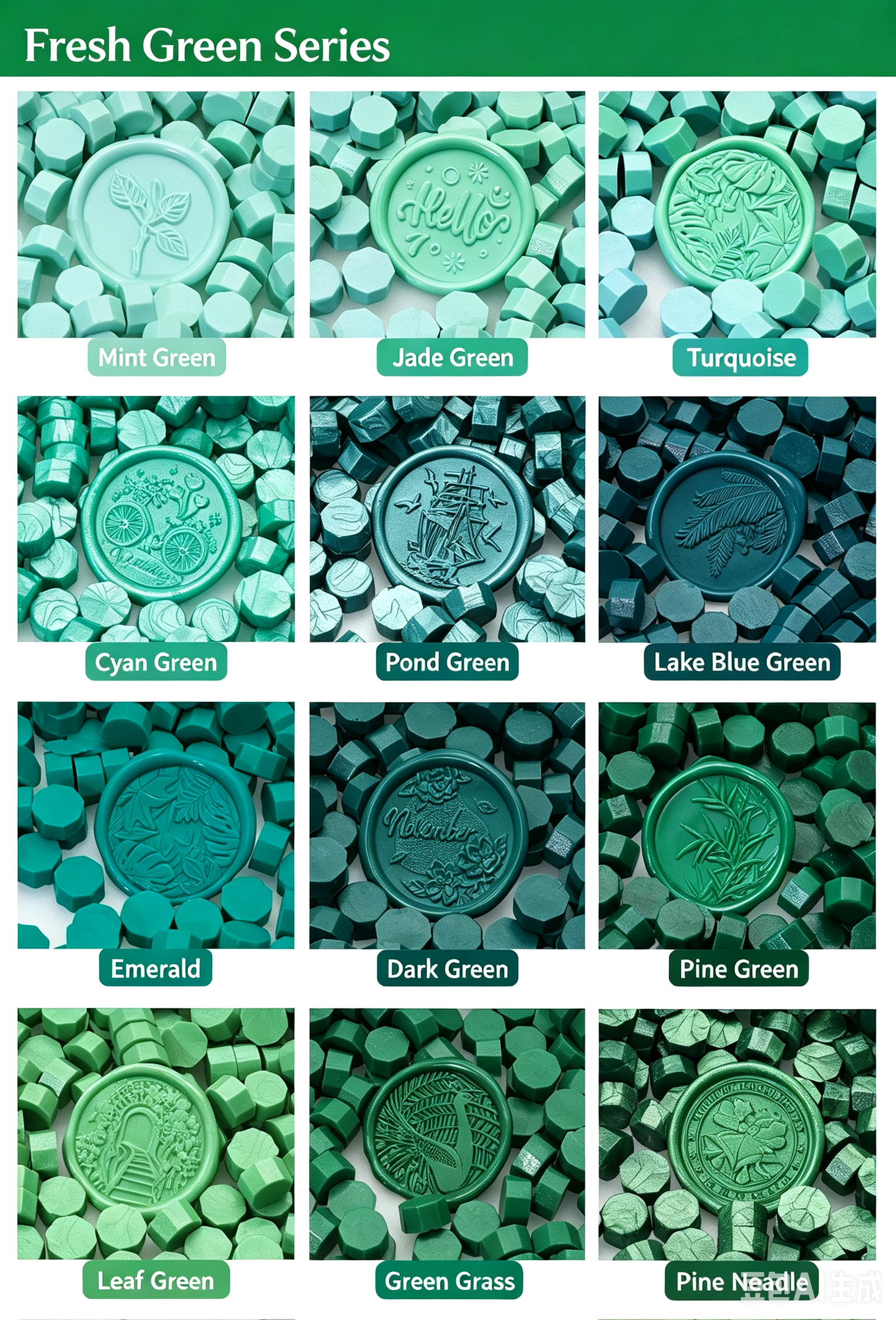 Mixed Color Sealing Wax Beads for Stamp Making detail image 22