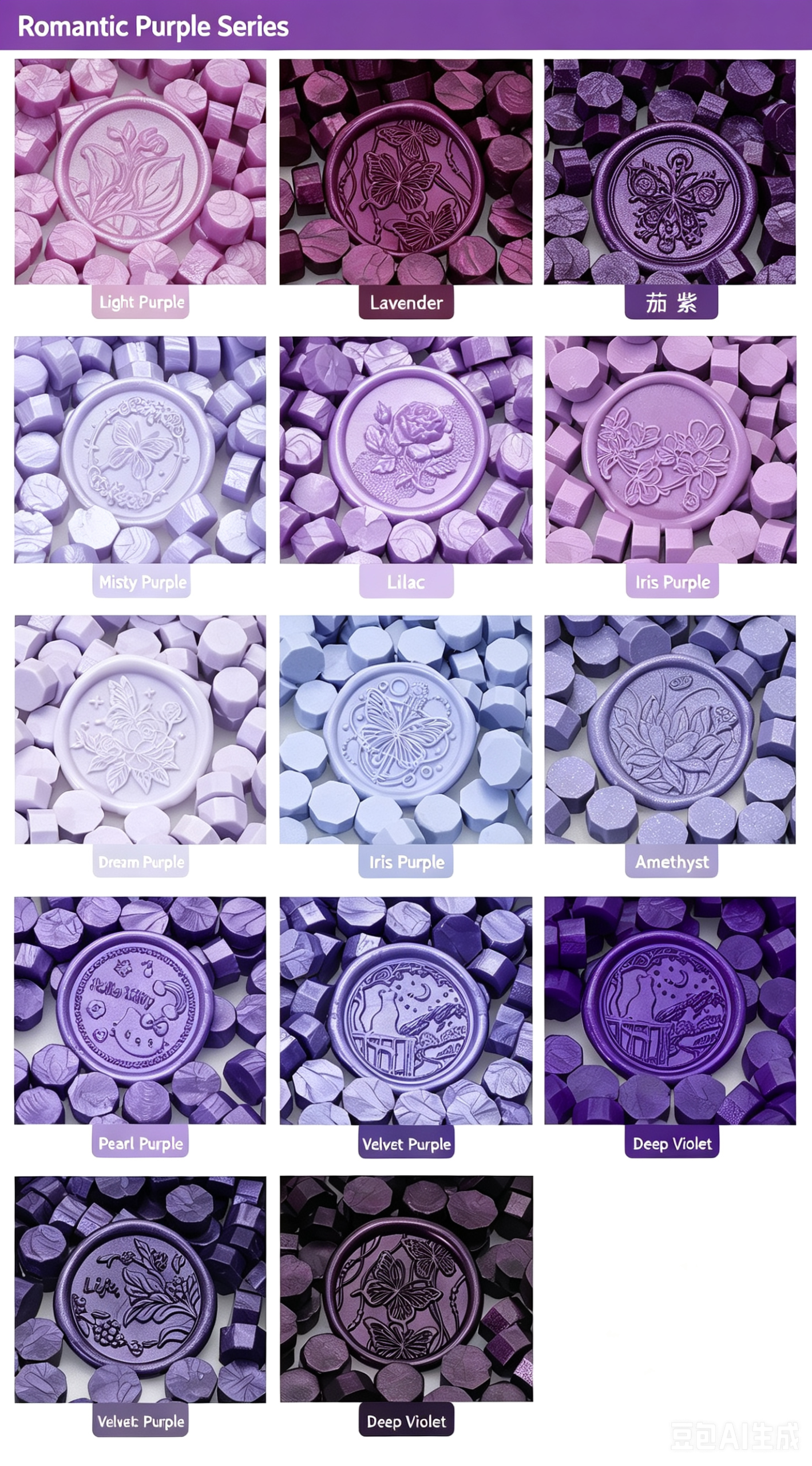 Mixed Color Sealing Wax Beads for Stamp Making detail image 23