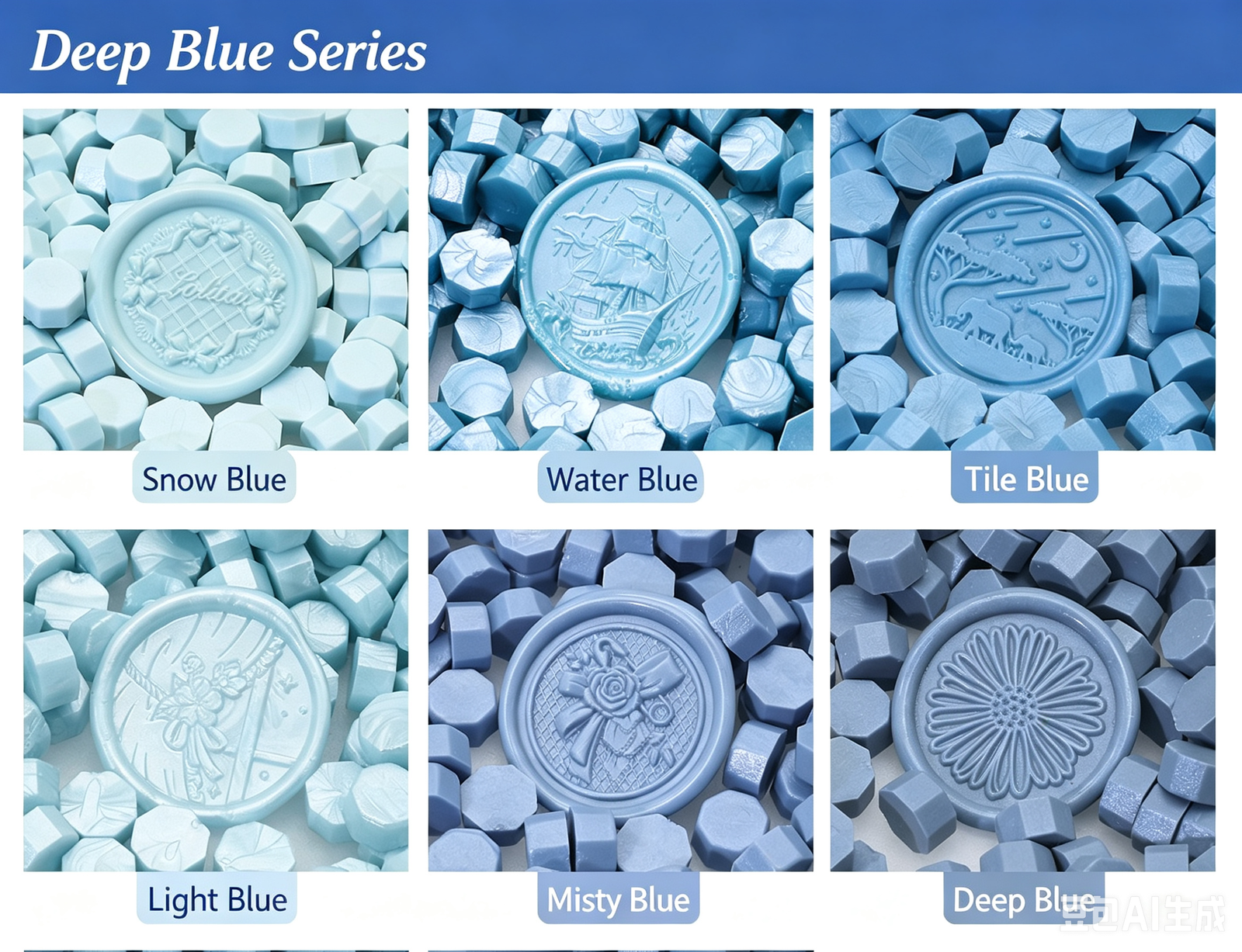 Mixed Color Sealing Wax Beads for Stamp Making detail image 24