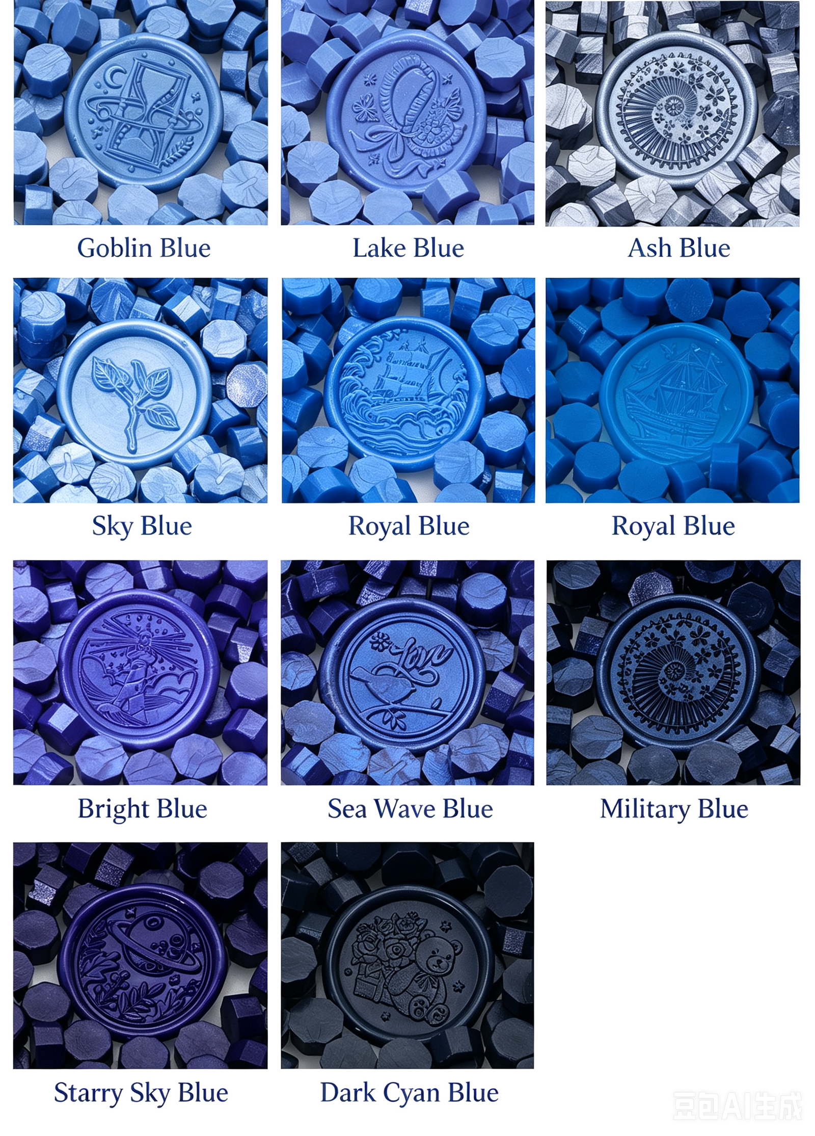 Mixed Color Sealing Wax Beads for Stamp Making detail image 25