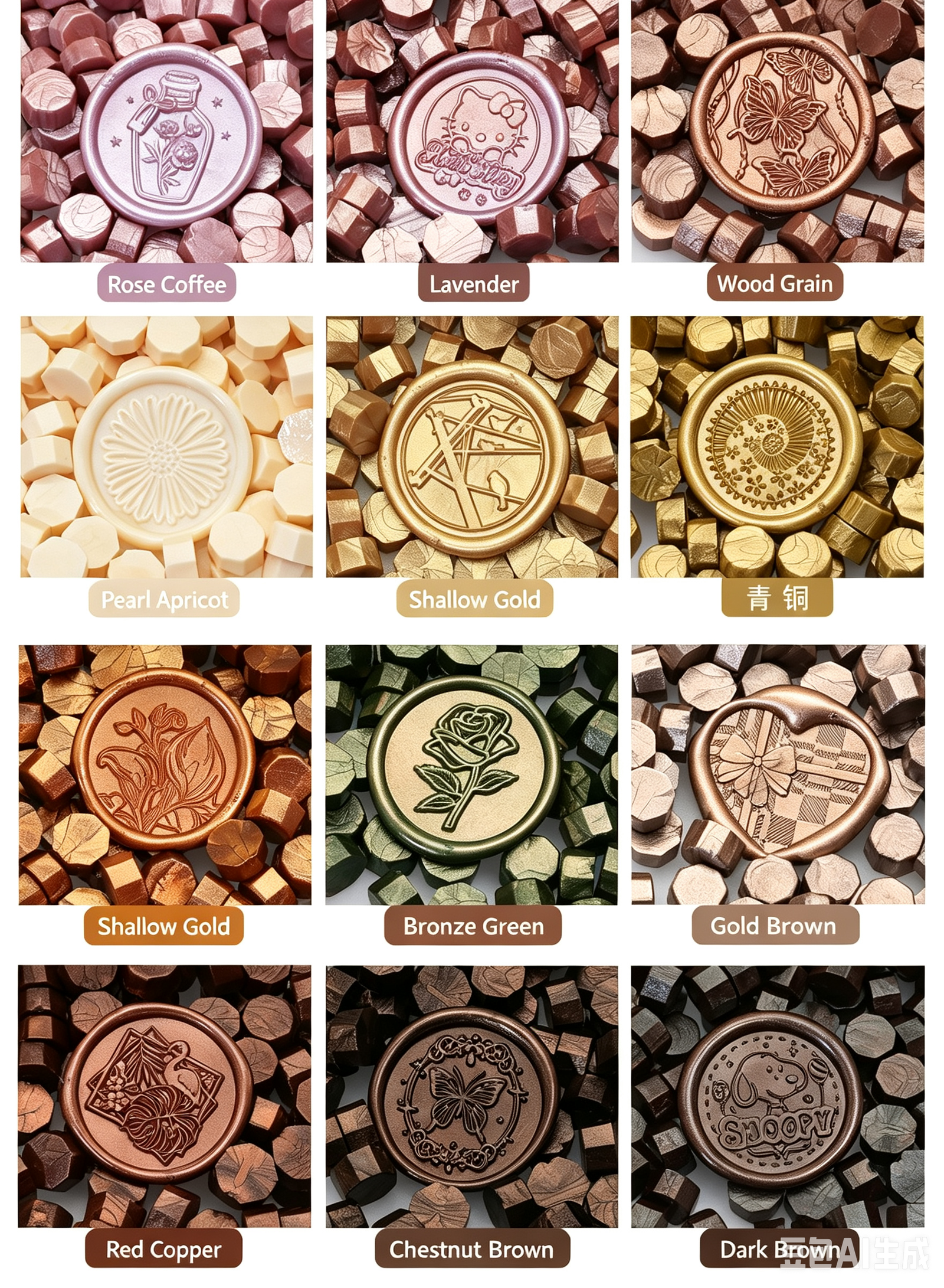 Mixed Color Sealing Wax Beads for Stamp Making detail image 26