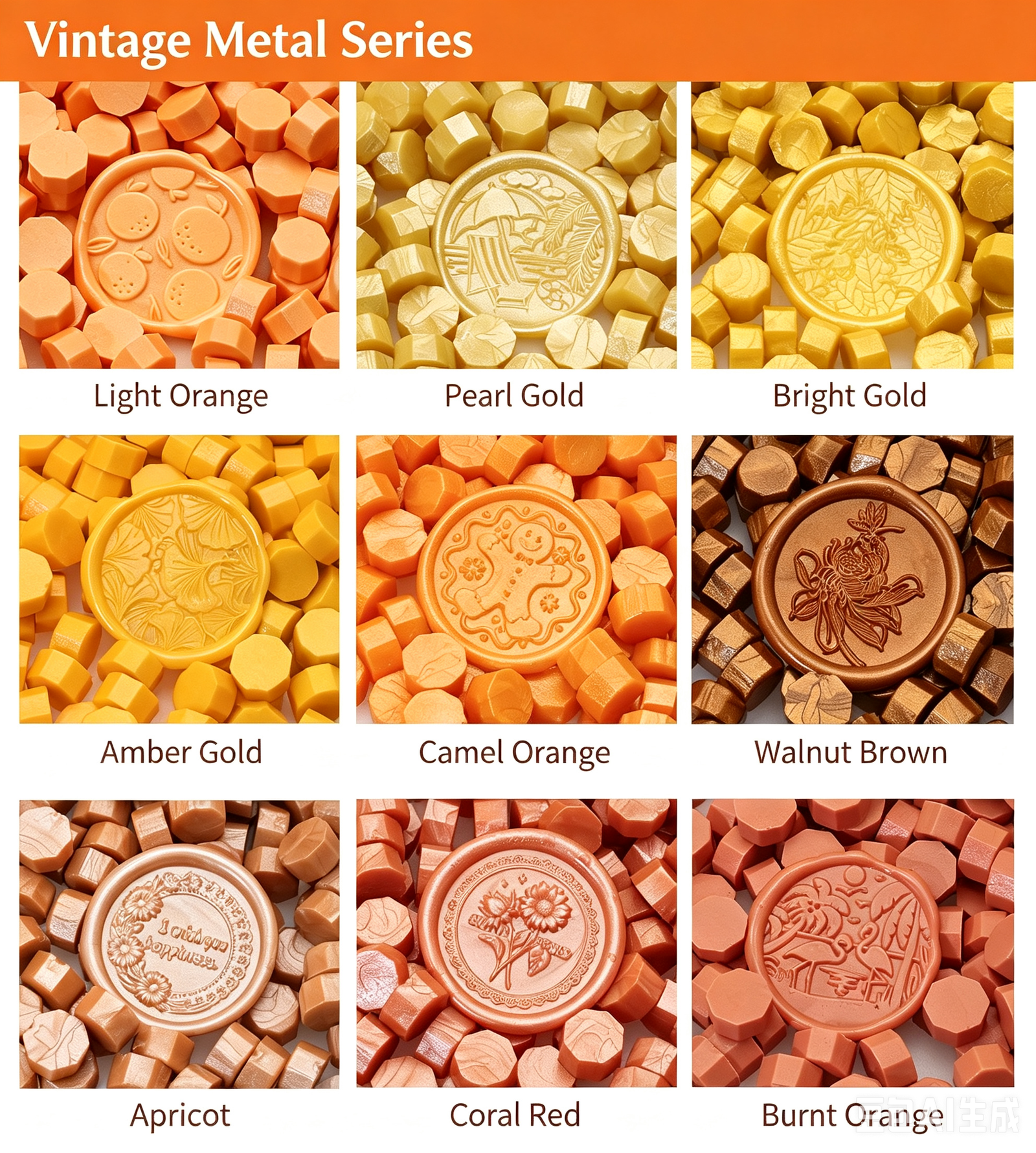 Mixed Color Sealing Wax Beads for Stamp Making detail image 27