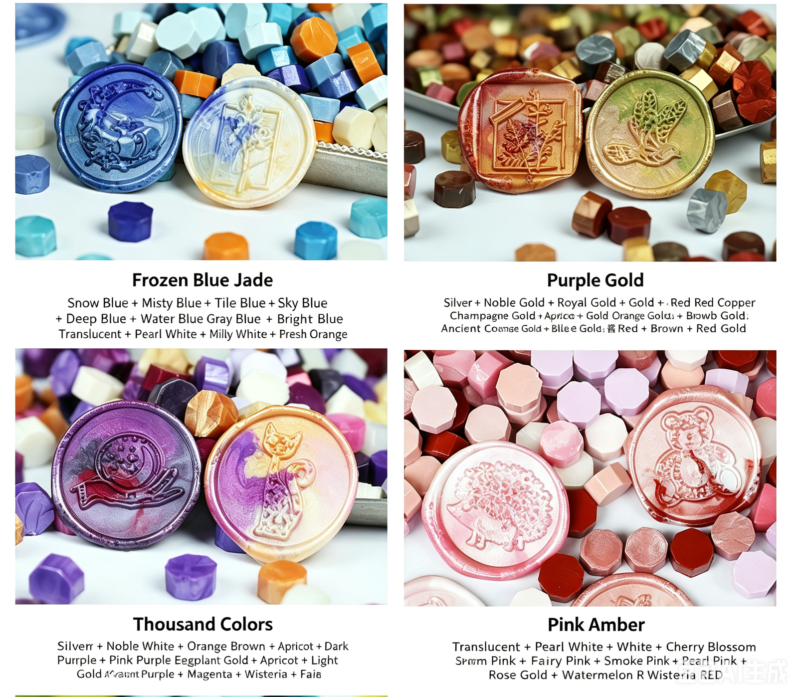 Mixed Color Sealing Wax Beads for Stamp Making detail image 4