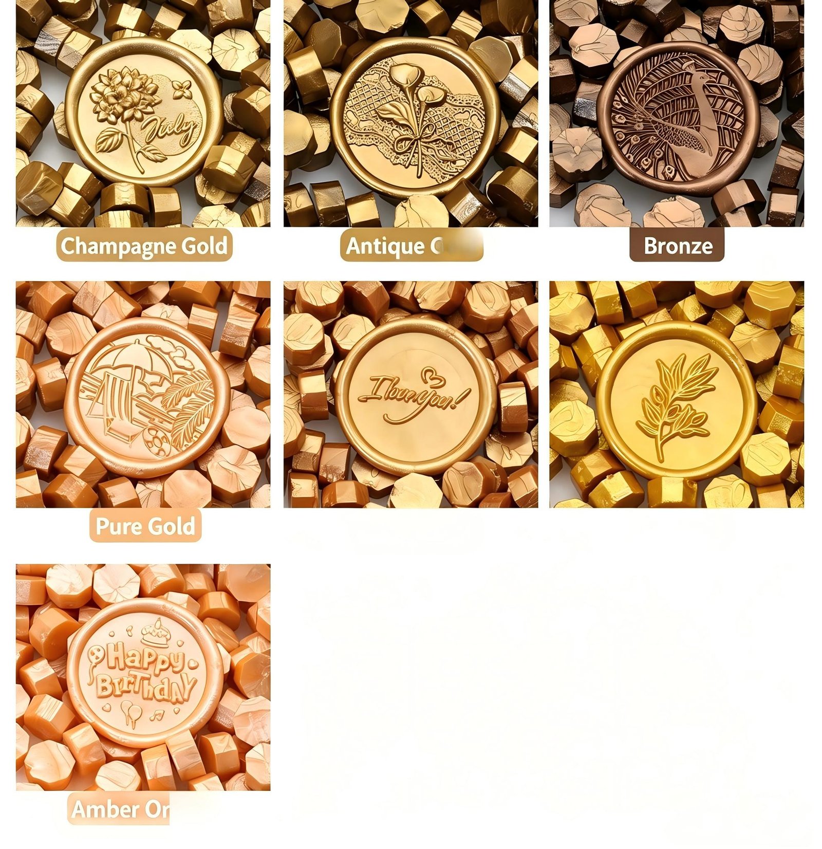 Mixed Color Sealing Wax Beads for Stamp Making detail image 29