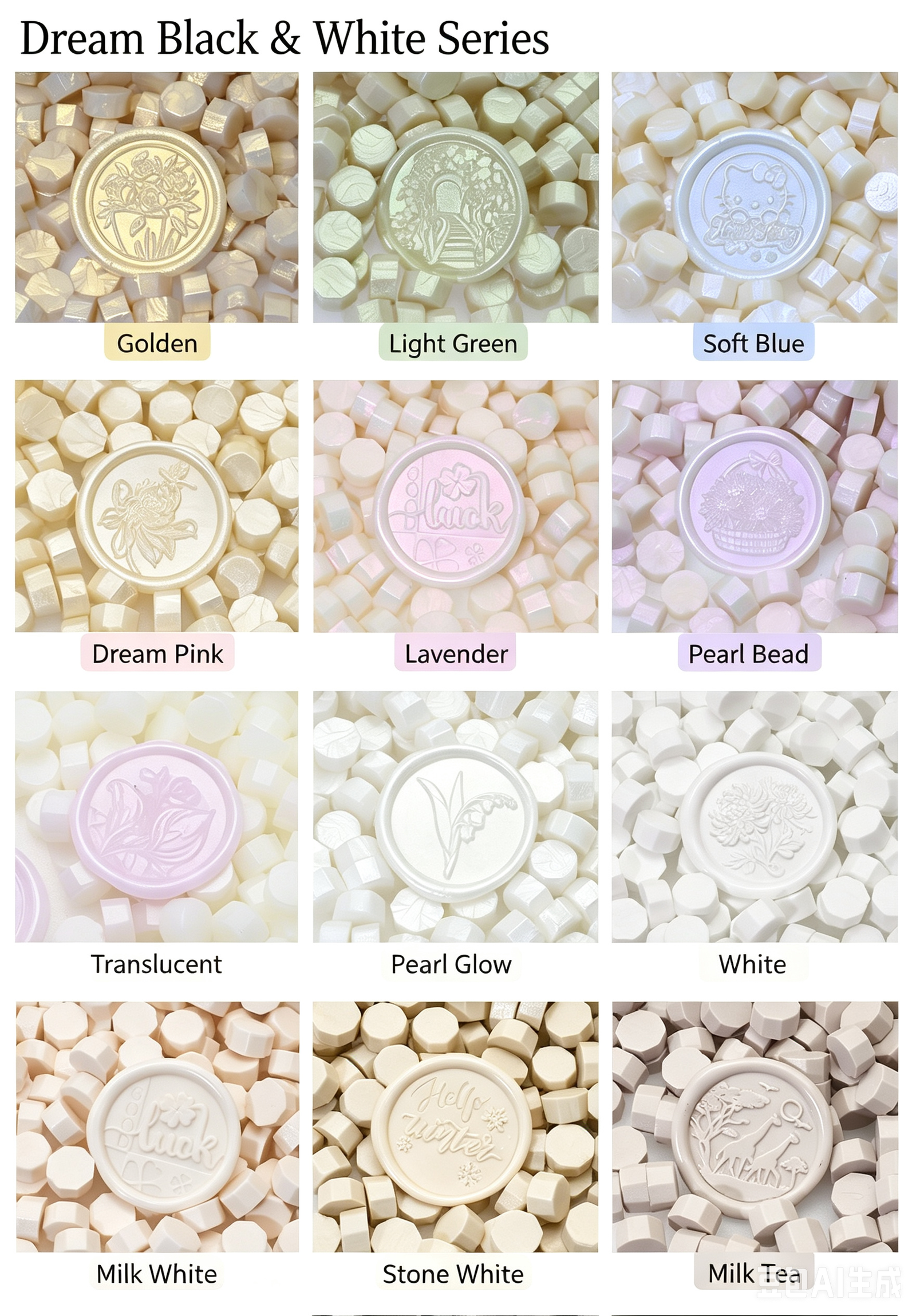Mixed Color Sealing Wax Beads for Stamp Making detail image 31