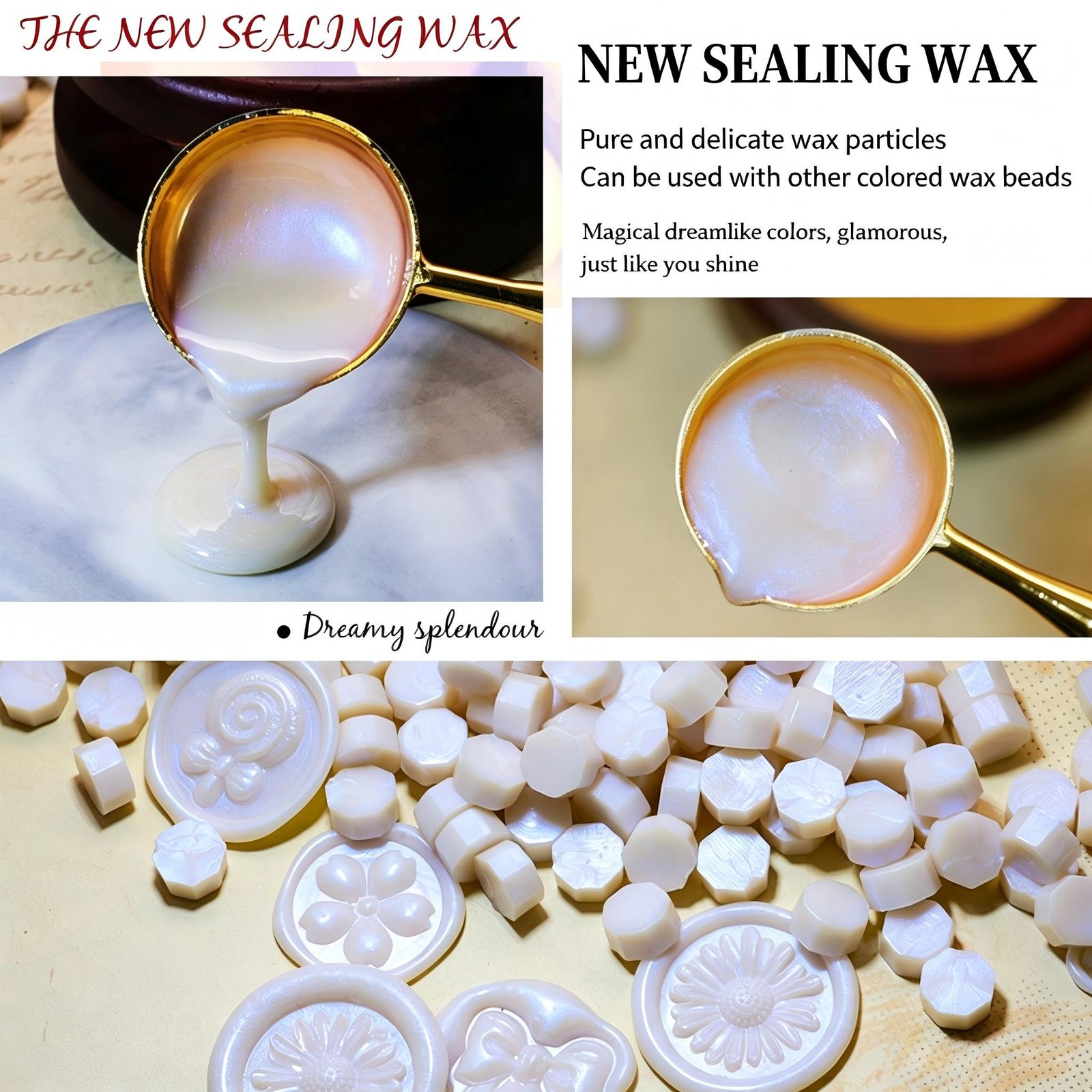 Mixed Color Sealing Wax Beads for Stamp Making detail image 35
