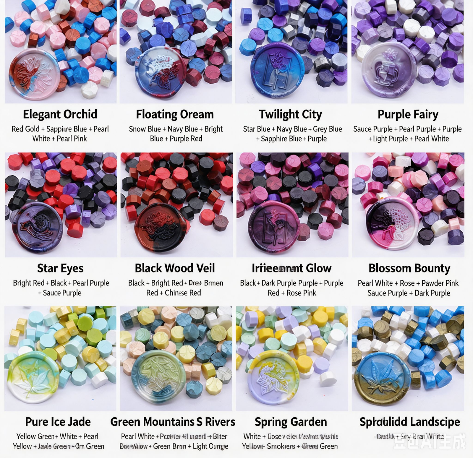 Mixed Color Sealing Wax Beads for Stamp Making detail image 13