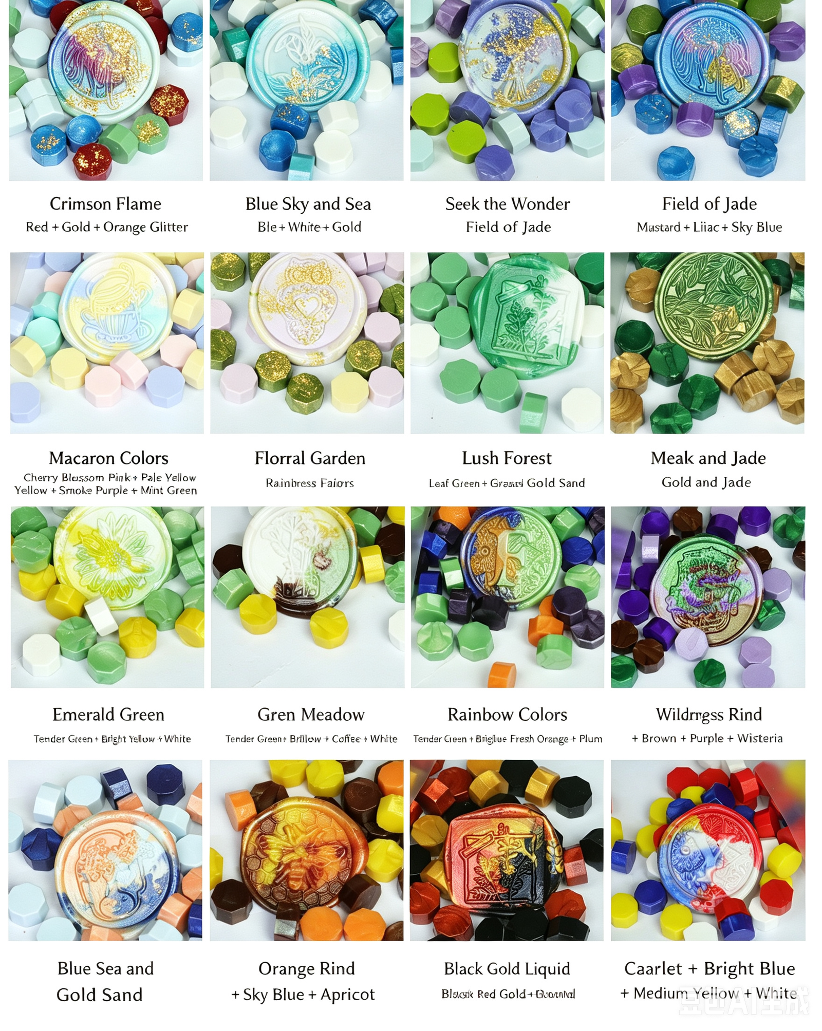 Mixed Color Sealing Wax Beads for Stamp Making detail image 17