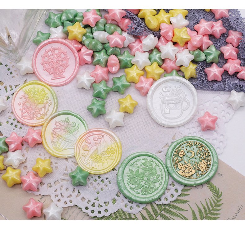 Pearl Color Sealing Wax Beads for Invitations and Crafts detail image 1