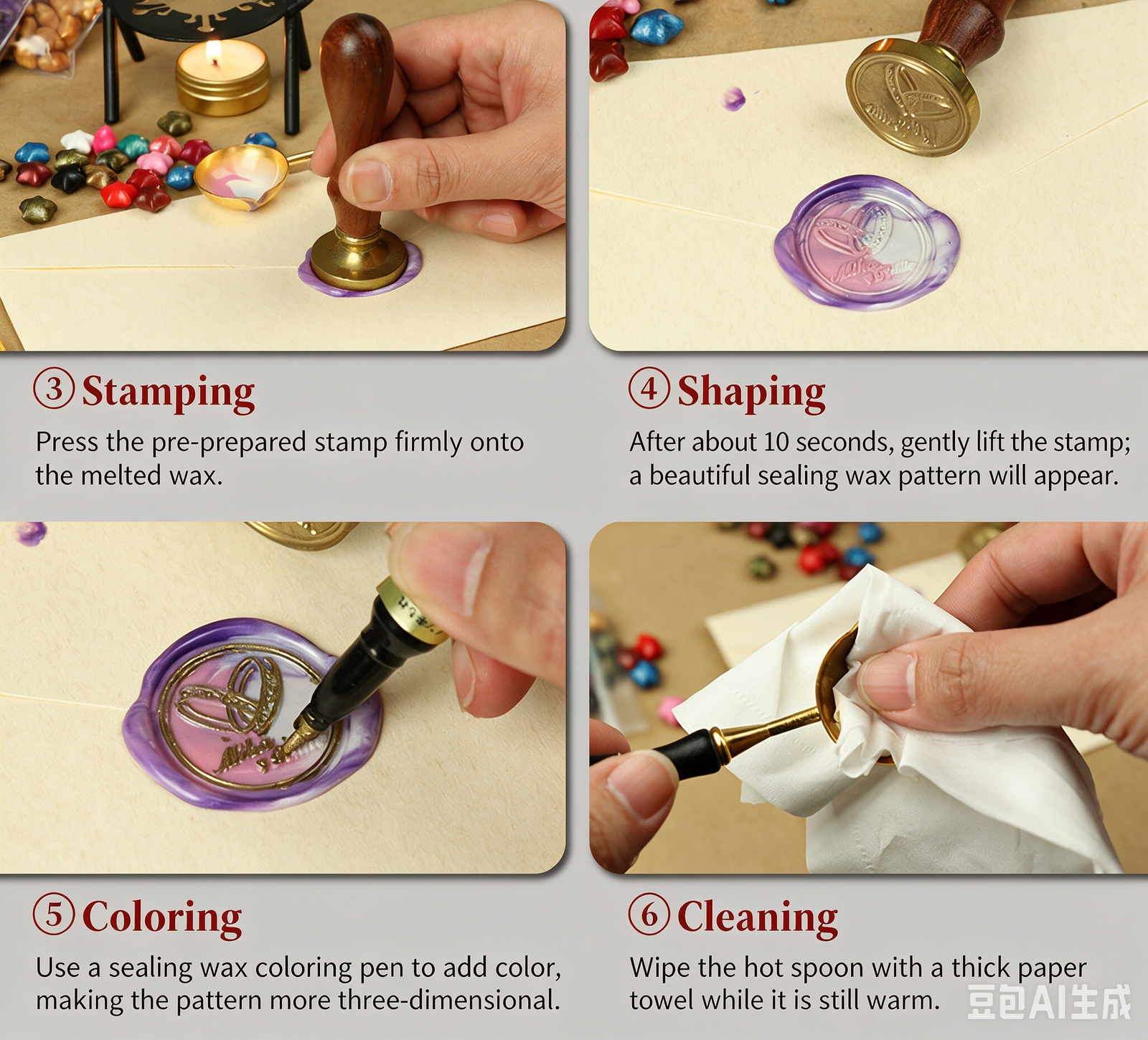 Pearl Color Sealing Wax Beads for Invitations and Crafts detail image 27