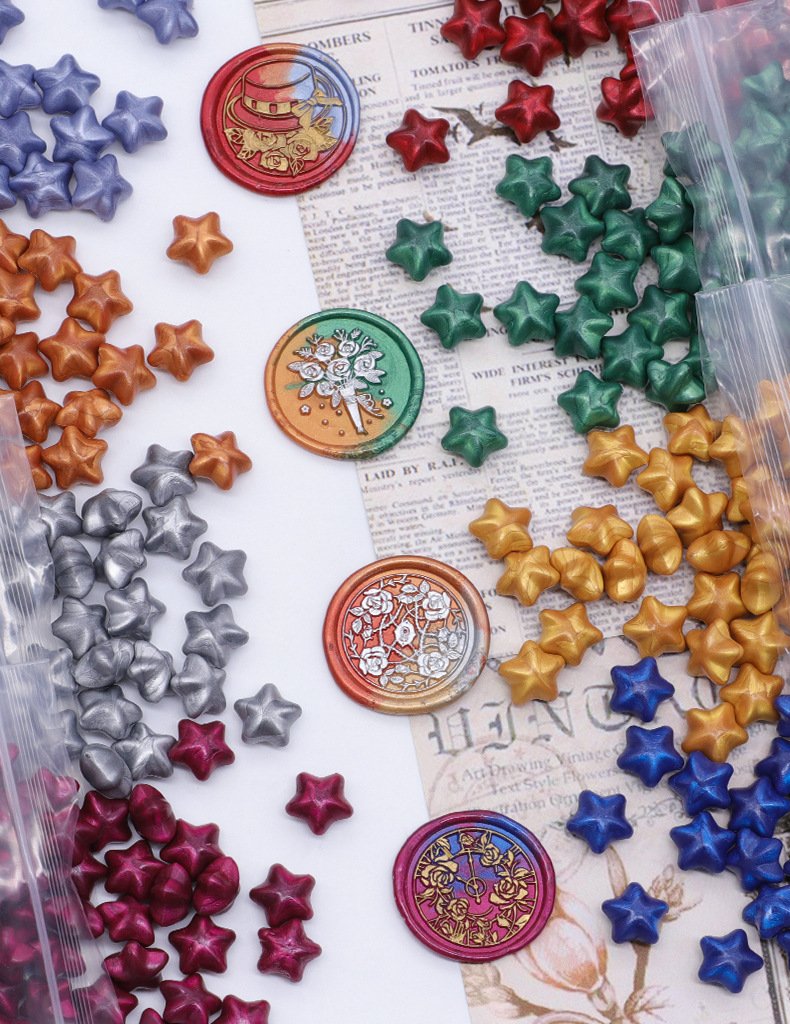 Pearl Color Sealing Wax Beads for Invitations and Crafts detail image 3
