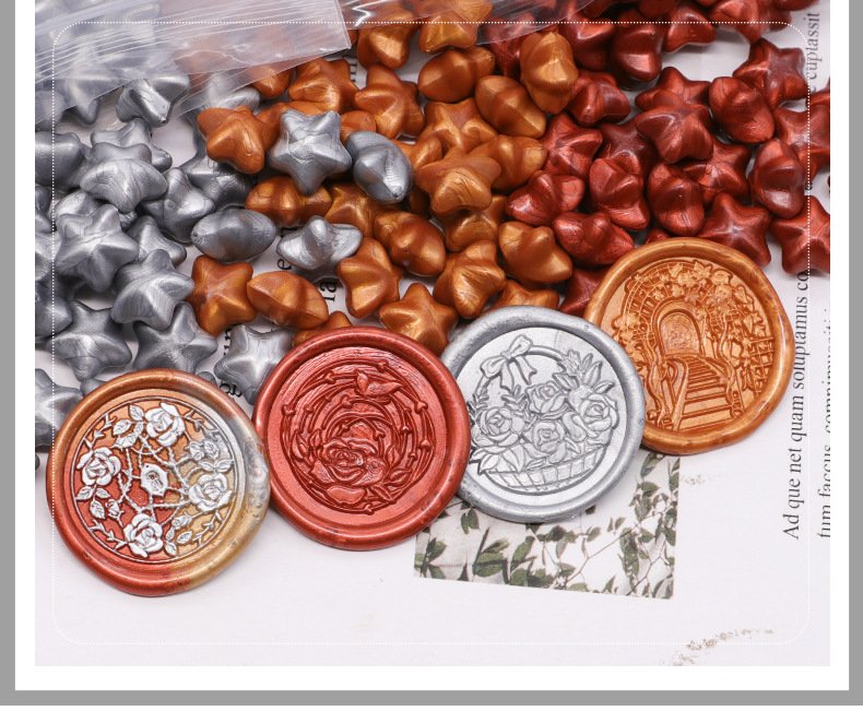 Pearl Color Sealing Wax Beads for Invitations and Crafts detail image 8