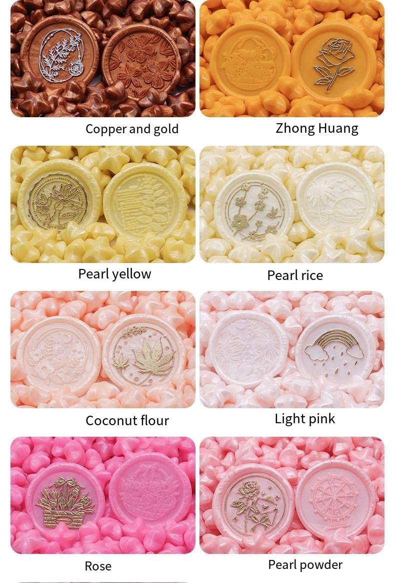 Pearl Color Sealing Wax Beads for Invitations and Crafts detail image 18