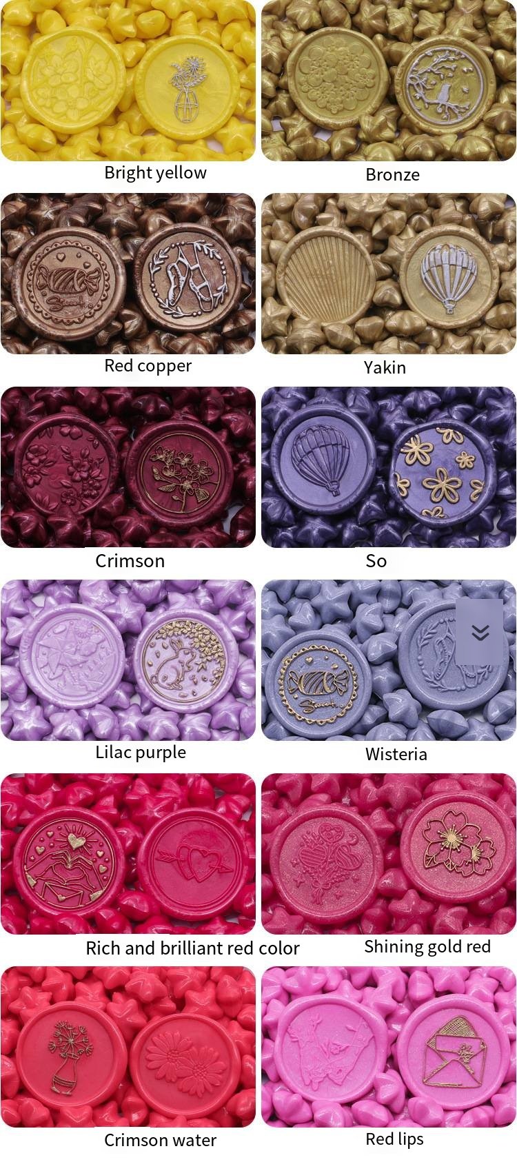 Pearl Color Sealing Wax Beads for Invitations and Crafts detail image 22