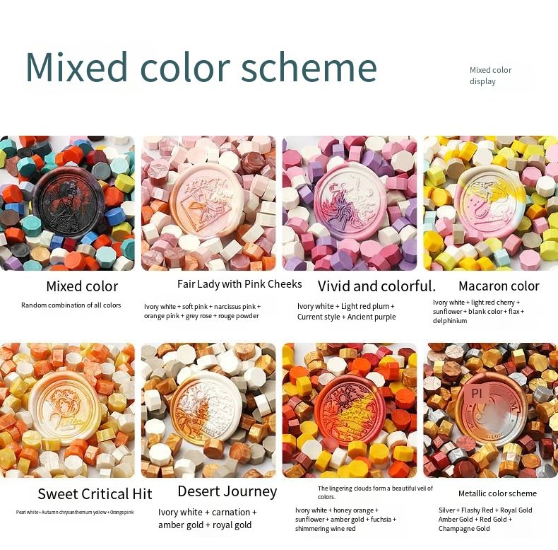 Assorted Sealing Wax Beads Color Collection detail image 12