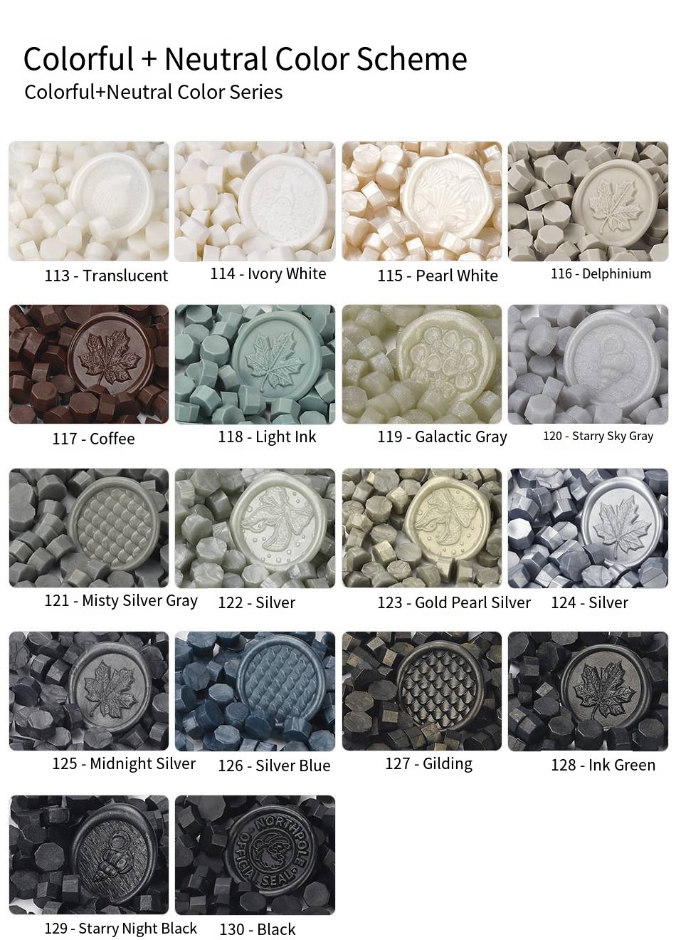 Assorted Sealing Wax Beads Color Collection detail image 14