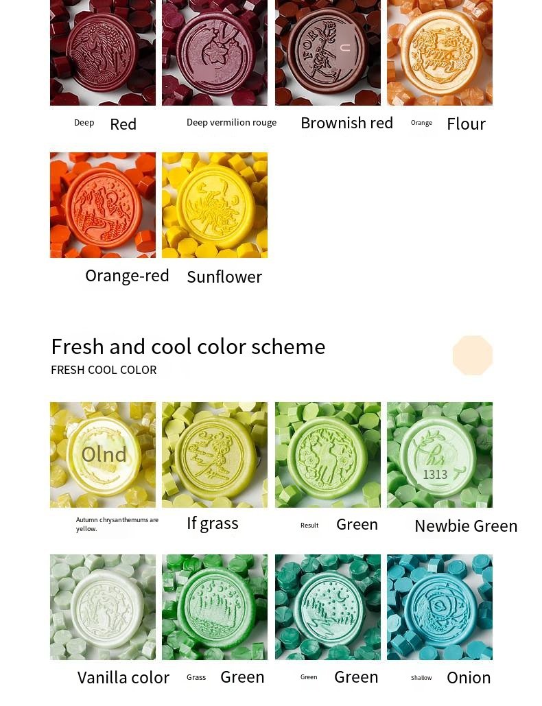 Assorted Sealing Wax Beads Color Collection detail image 9
