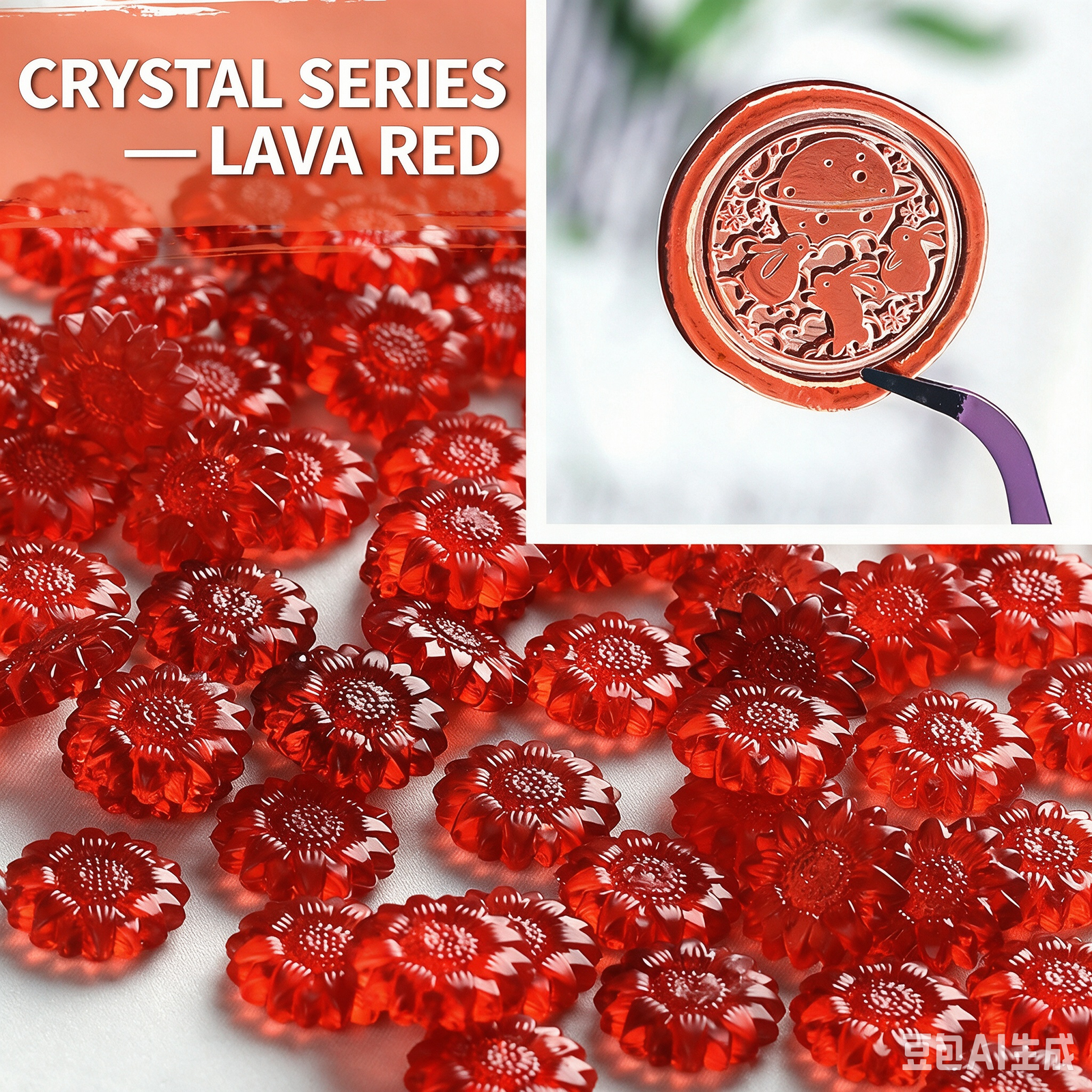 Metallic Sealing Wax Beads for Decorative Stamps detail image 4